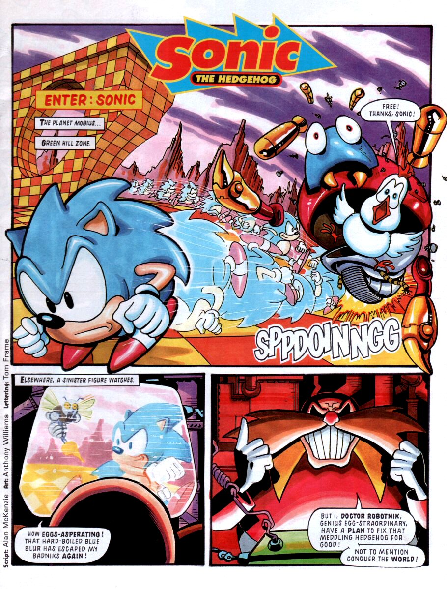 Sonic - The Comic Issue No. 001 Page 2